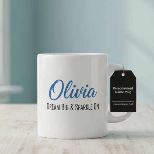 Personalized Ceramic Mug – Custom Name & Photo Print