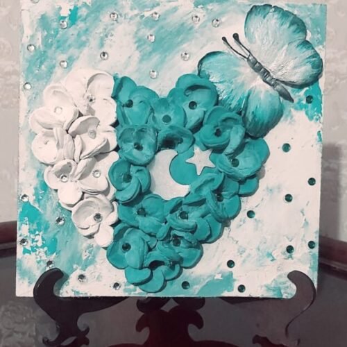 Pakistan's Flag Sculpture painting